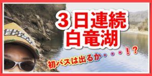 初バスを目指して白竜湖へ