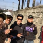 春バス求め倉敷川に殴り込み