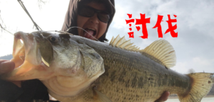 早春の白竜湖に巻物チャレンジ