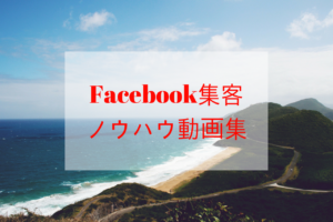 Facebookを活用した最新の極秘集客ノウハウ動画集